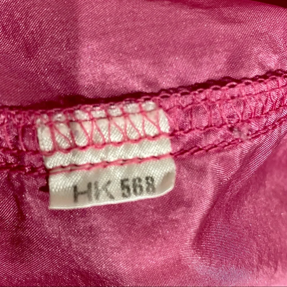 The Limited 100% Silk Pink Button Down Long Sleeve Blouse Medium - Picture 10 of 11